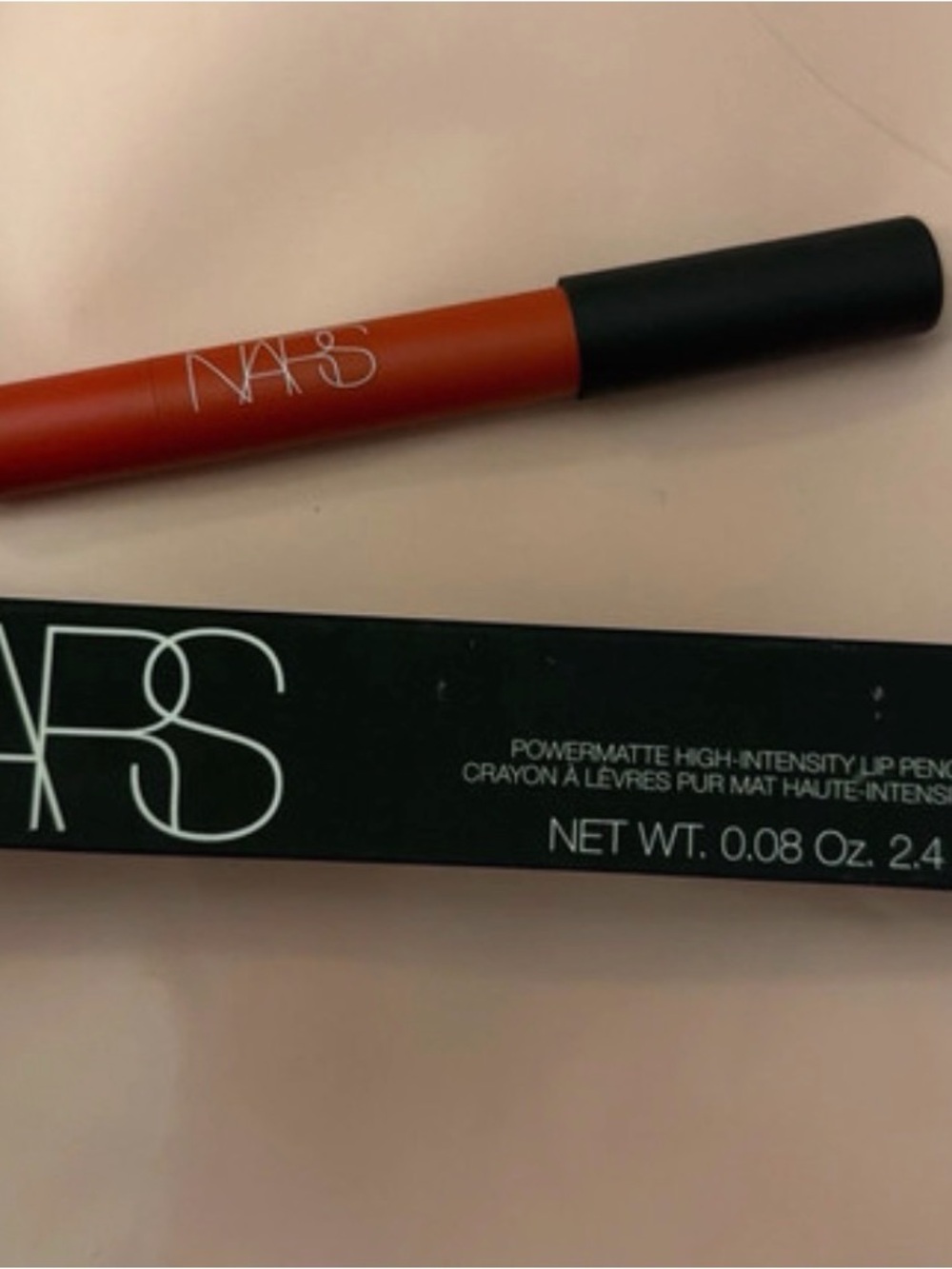 NARS Powermatte Lip Pencil — Warm Terracotta Red-Orange